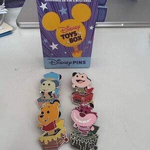 Toys in a Box mystery pin set 2025
